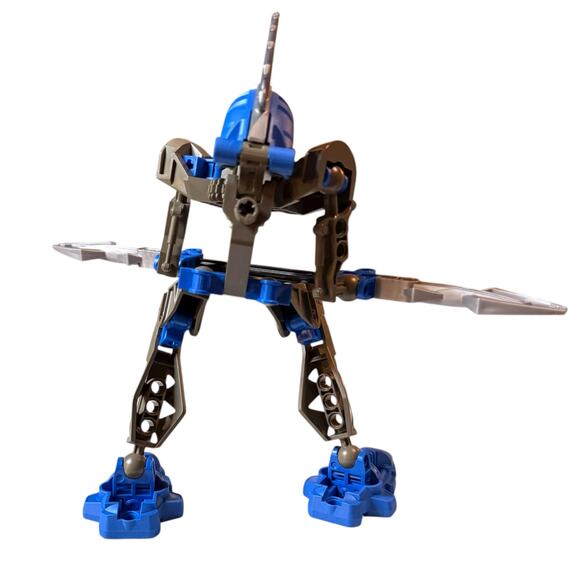 Vintage LEGO BIONICLE Rahkshi Guurahk Blue Orange 8590 Canister DAMAGE No Book - Picture 4 of 11